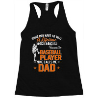 My Favorite Baseball Player Calls Me Dad Father's Day Racerback Tank | Artistshot