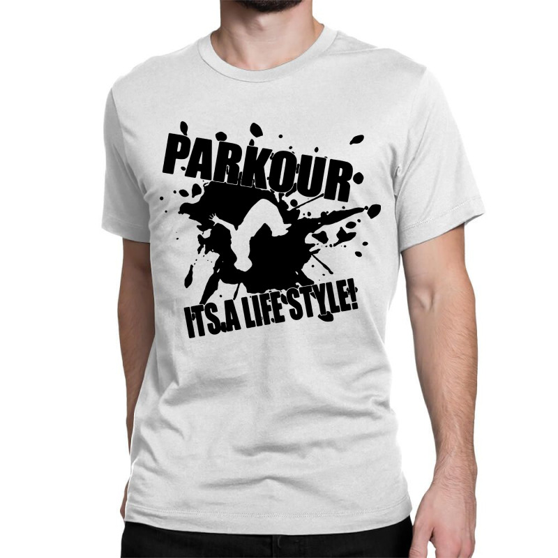 Parkour Classic T-shirt by Adrian Spencer | Artistshot