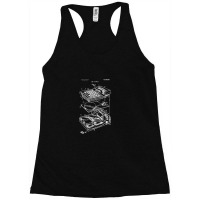 Electronic Calculator Patent Blueprint Racerback Tank | Artistshot