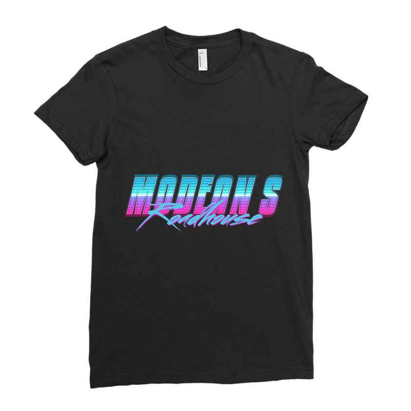 Modeans Roadhouse - Letterkenny 80s Style Ladies Fitted T-Shirt by Kenruhaea79 | Artistshot