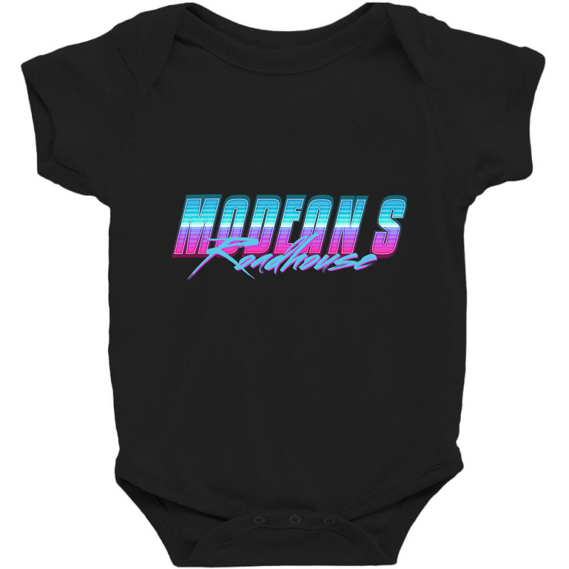 Modeans Roadhouse - Letterkenny 80s Style Baby Bodysuit by Kenruhaea79 | Artistshot