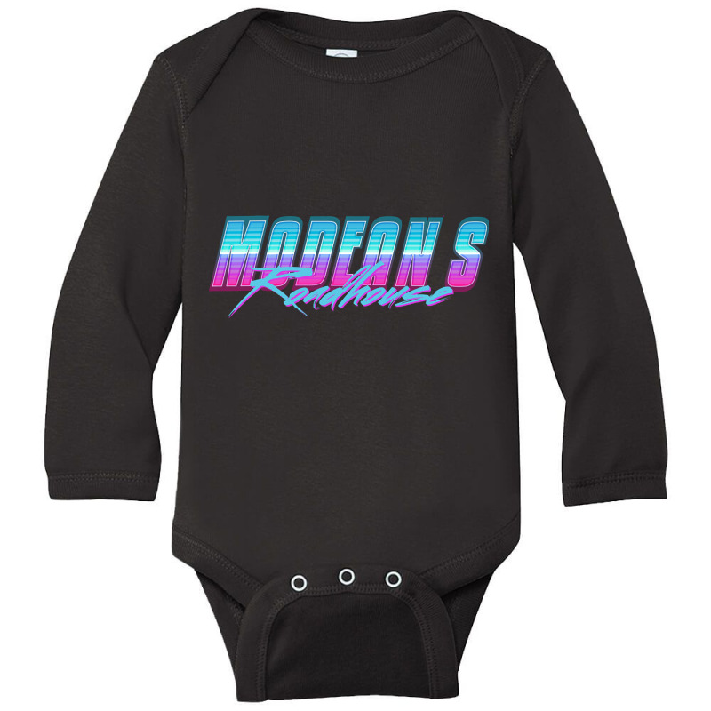 Modeans Roadhouse - Letterkenny 80s Style Long Sleeve Baby Bodysuit by Kenruhaea79 | Artistshot