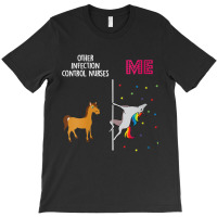 Womens Infection Control Nurse Unicorn Others You V Neck T Shirt T-shirt | Artistshot