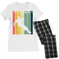 Retro Style Parkour Vintage Urban Free Running T Shirt Women's Pajamas Set | Artistshot