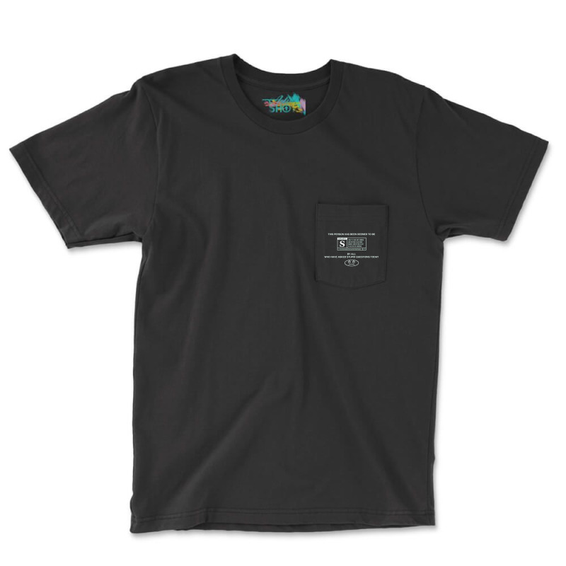 Rated S For Sarcastic Pocket T-shirt | Artistshot