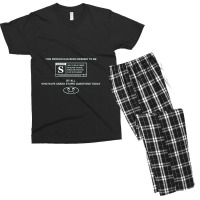 Rated S For Sarcastic Men's T-shirt Pajama Set | Artistshot