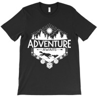 Adventure Awaits - White Version T-shirt | Artistshot