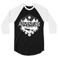 Adventure Awaits - White Version 3/4 Sleeve Shirt | Artistshot