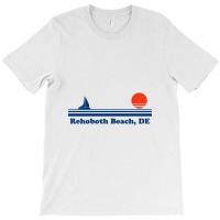 Rehoboth Beach, De   Sailboat Sunrise   Rehoboth Beach Delaware T-shirt | Artistshot