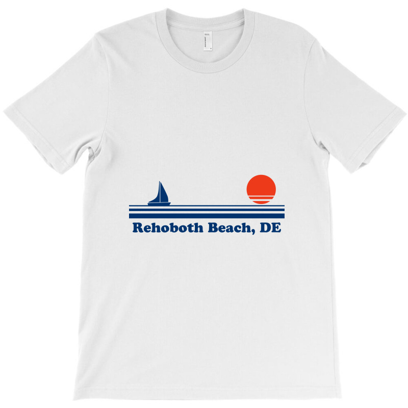 Rehoboth Beach, De   Sailboat Sunrise   Rehoboth Beach Delaware T-shirt | Artistshot