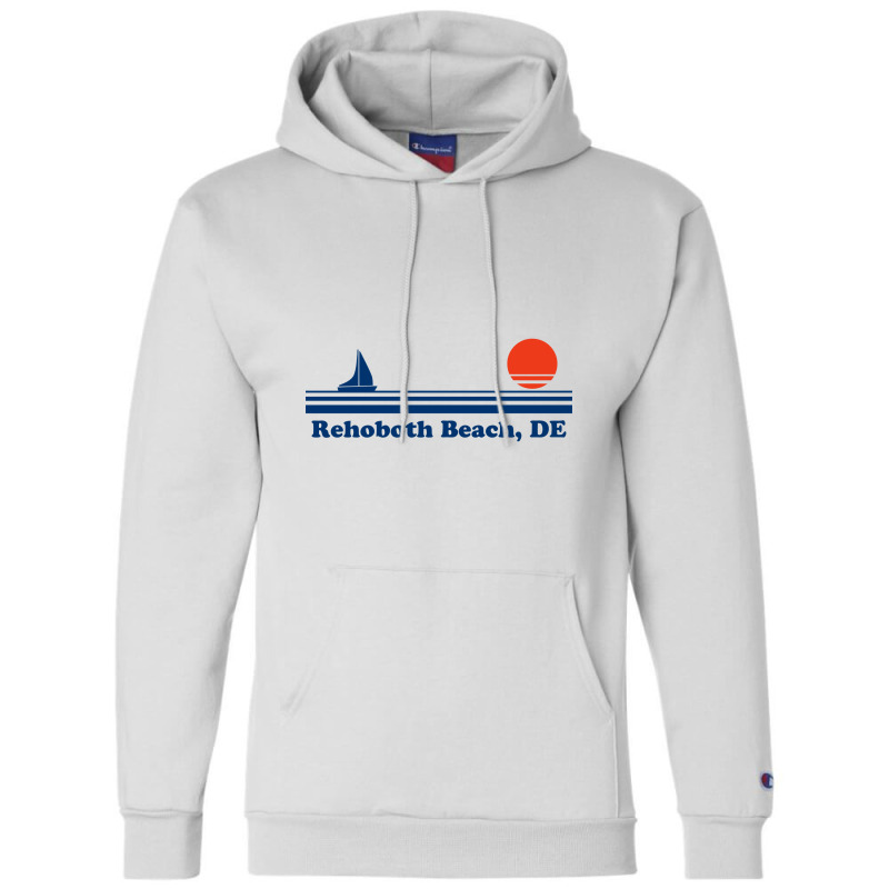 Rehoboth Beach, De   Sailboat Sunrise   Rehoboth Beach Delaware Champion Hoodie | Artistshot