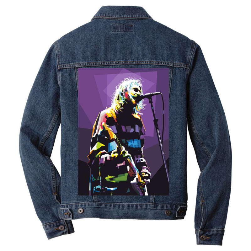 Grunge Never Die Men Denim Jacket | Artistshot