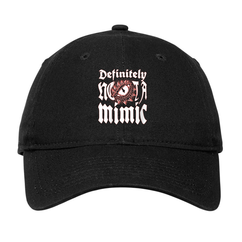 Womens Definitely Not A Mimic For Dungeons And Rpg Dragons V-neck Adjustable Cap | Artistshot