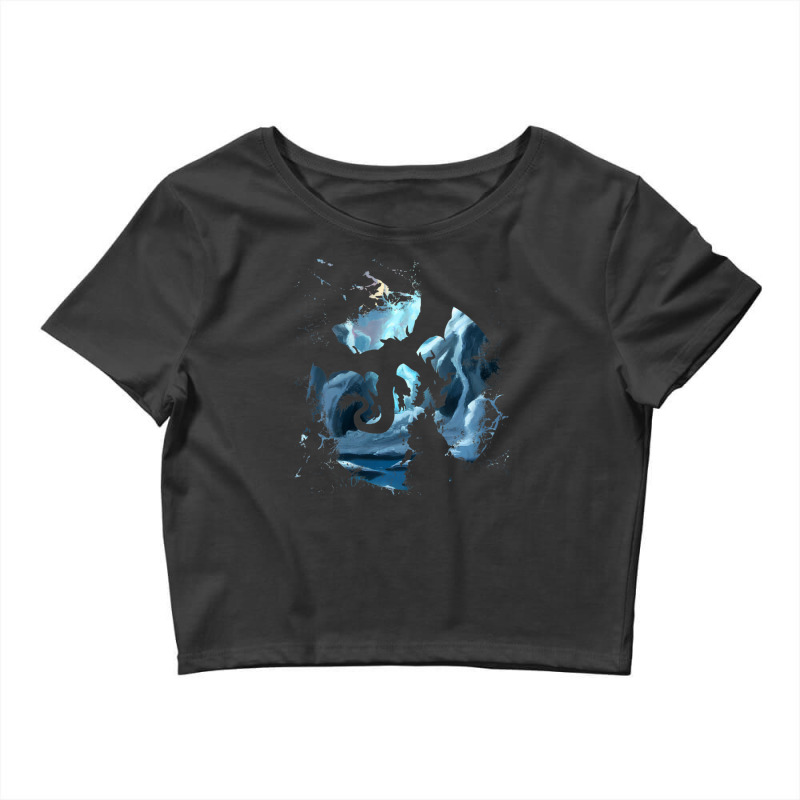 Womens Dice Rpg Role Play Games Adventure Table Top Dragon Dark V-neck Crop Top by hotoancuong | Artistshot