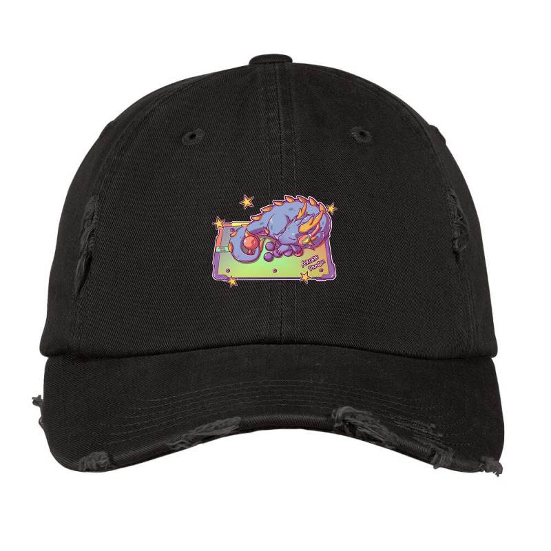 Arcade Dragon Vintage Cap by Kosdapen517 | Artistshot