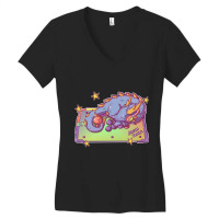 Arcade Dragon Women's V-neck T-shirt | Artistshot