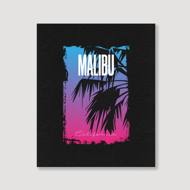 Malibu California Portrait Canvas Print | Artistshot