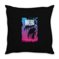 Malibu California Throw Pillow | Artistshot