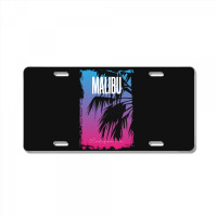 Malibu California License Plate | Artistshot