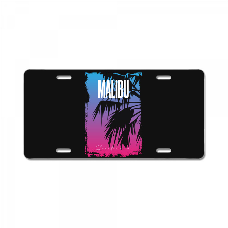 Malibu California License Plate | Artistshot