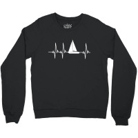 Sailing Heartbeat Ship Crewneck Sweatshirt | Artistshot