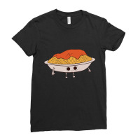 Pasta   Plate With Spaghetti Bolognese Classic Ladies Fitted T-shirt | Artistshot