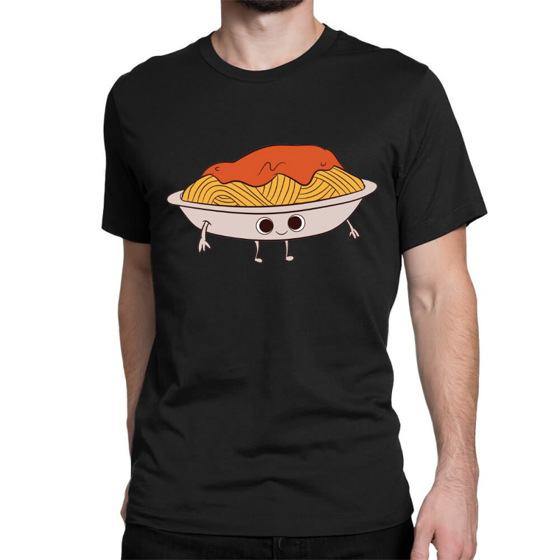 Pasta   Plate With Spaghetti Bolognese Classic Classic T-shirt by cm-arts | Artistshot