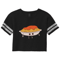 Pasta   Plate With Spaghetti Bolognese Classic Scorecard Crop Tee | Artistshot