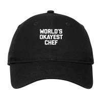 World's Okayest Chef T Shirt Funny Chef Cooking Food Chef Tank Top Adjustable Cap | Artistshot