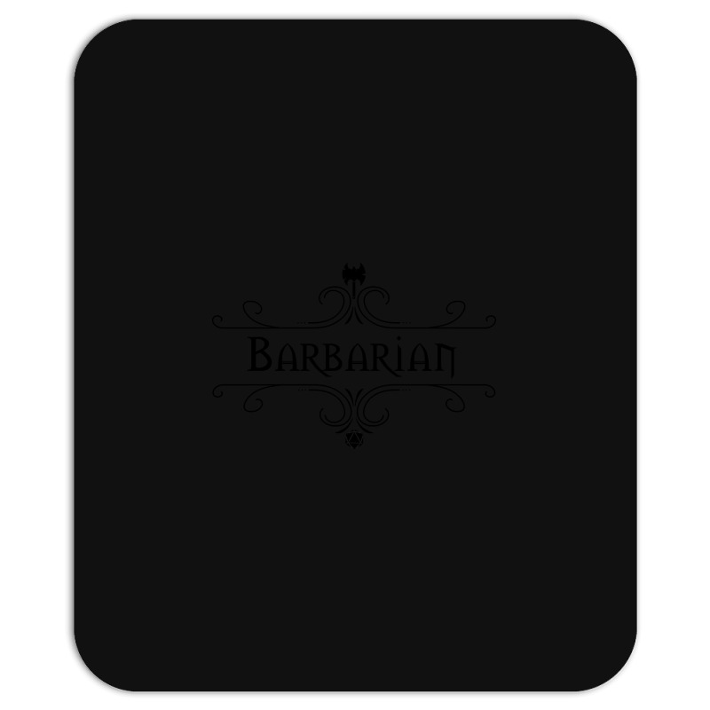 Barbarian Dungeon & Dragons Class Mousepad | Artistshot