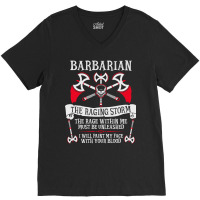 Barbarian, Dungeons & Dragons - The Raging Storm V-neck Tee | Artistshot