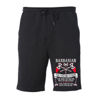 Barbarian, Dungeons & Dragons - The Raging Storm Fleece Short | Artistshot