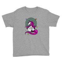 Unicorn Zen Yoga Meditation Youth Tee | Artistshot