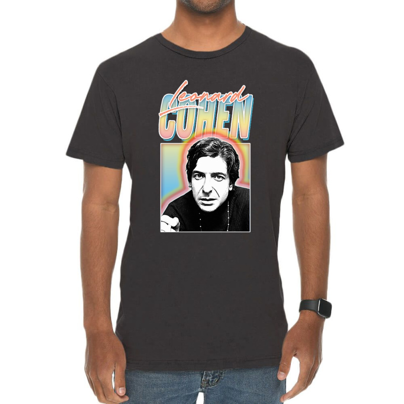 Leonard Cohen Retro Fan Vintage T-shirt | Artistshot