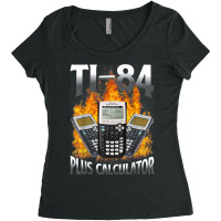 Ti 84 Plus Calculator Funny Math Teacher T Shirt Women's Triblend Scoop T-shirt | Artistshot