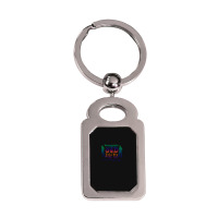 Greendale Std Fair 09 Silver Rectangle Keychain | Artistshot