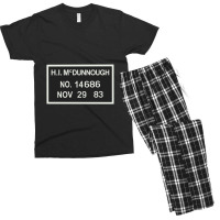 Raising Arizona Mugshot Letter Board Gift Men's T-shirt Pajama Set | Artistshot