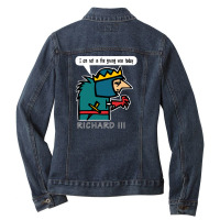 Shakespeare's Richard Iii I Am Not In The Giving Vein Today Ladies Denim Jacket | Artistshot