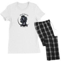 Black Standard Poodle Its All About Me For Boyfriend Women's Pajamas Set | Artistshot