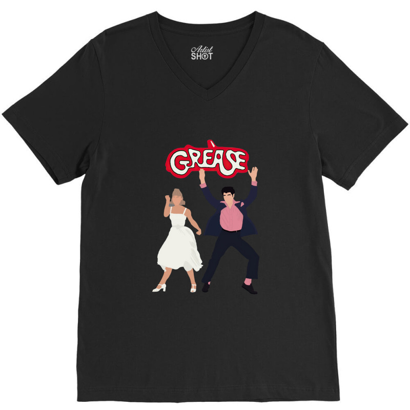 Grease Summer Dance Couple V-neck Tee | Artistshot