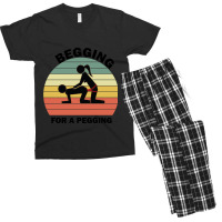 Begging For A Pegging Dominatrix Mistress Bdsm Pegged Men's T-shirt Pajama Set | Artistshot