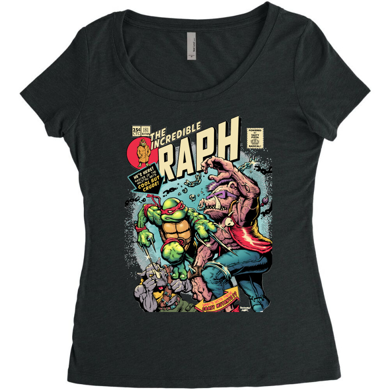 Incredible Raph Classic Women's Triblend Scoop T-shirt by cm-arts | Artistshot