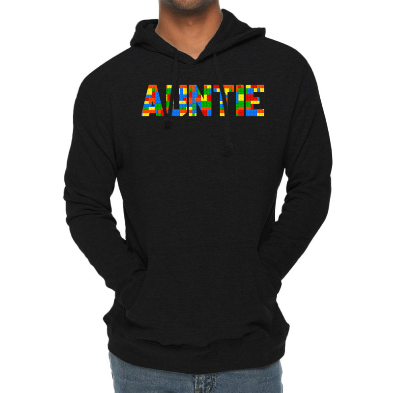 Auntie Brick Builder Funny Blocks Master Builder Lightweight Hoodie | Artistshot