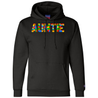 Auntie Brick Builder Funny Blocks Master Builder Champion Hoodie | Artistshot