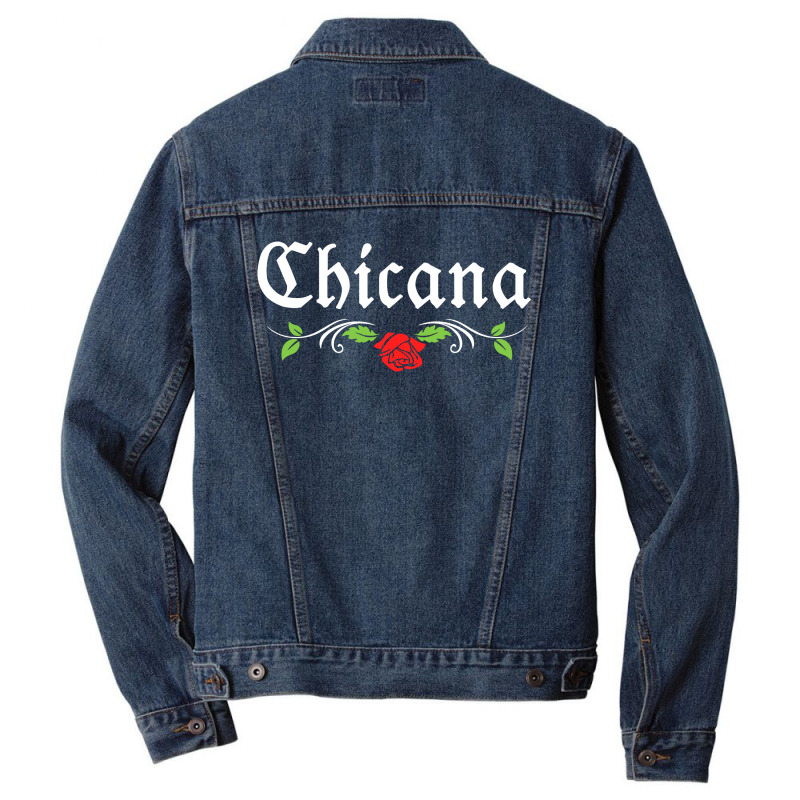 Chicana Men Denim Jacket by cm-arts | Artistshot