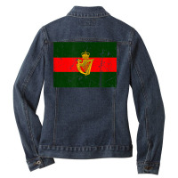 Vintage Ulster Defence Regiment T Shirt Ladies Denim Jacket | Artistshot