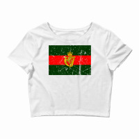 Vintage Ulster Defence Regiment T Shirt Crop Top | Artistshot