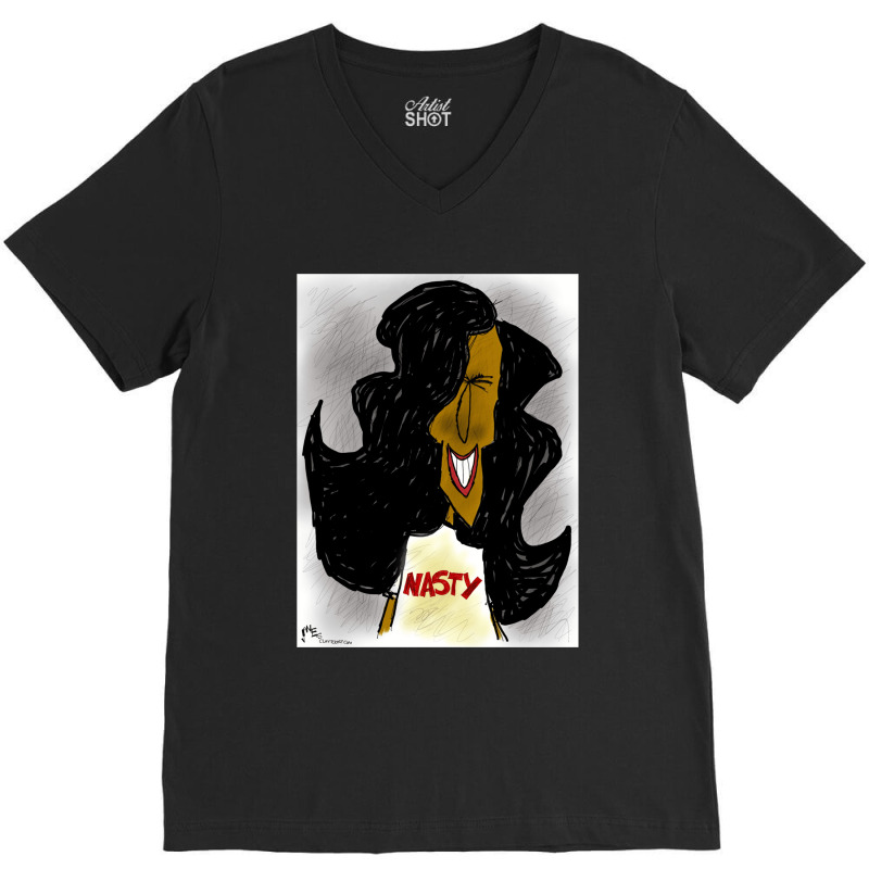 Kamala Nasty For Fan V-neck Tee | Artistshot