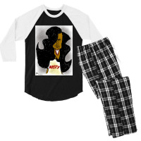 Kamala Nasty For Fan Men's 3/4 Sleeve Pajama Set | Artistshot