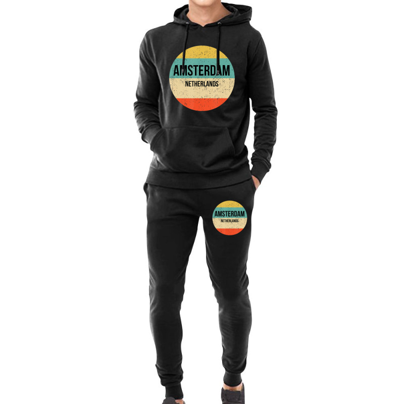 Amsterdam Netherlands Hoodie & Jogger Set | Artistshot